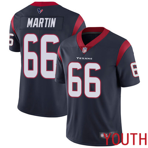 Houston Texans Limited Navy Blue Youth Nick Martin Home Jersey NFL Football #66 Vapor Untouchable